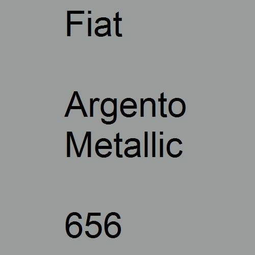 Fiat, Argento Metallic, 656.